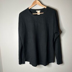 Sweet Romeo Nordstrom Pullover Crewneck Sweater in Black Size XL